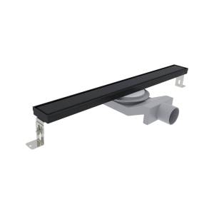 Душевой лоток Plumberia Selection PSL Linear 100 см, черный матовый