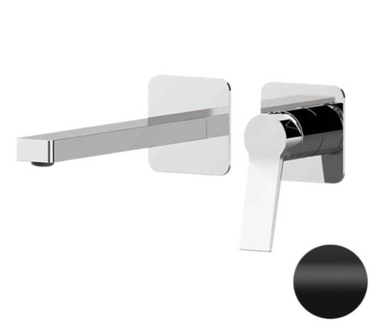 Смеситель для раковины Remer Slash & Dot SL15PLNO черный матовый