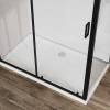 Душевой уголок Vincea City VSR-5CT9012CLB 1200x900, черный, стекло прозрачное фото 2