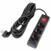 Удлинитель Uniel Ultra S-GCU3-7B Black