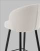 Стул полубарный Stool Group Ханнингем vd-hanningem-pf-silver жемчужный, велюр фото 7