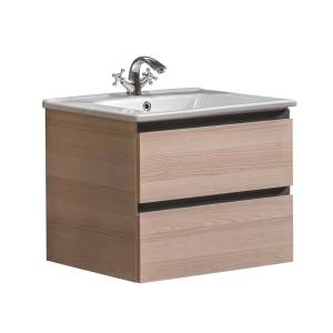 Тумба с раковиной Armadi Art Capolda 65 light wood