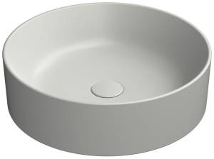 Раковина GSI Kube X 942717 серый матовый, 45x45