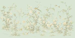 Бесшовные Eco обои Ortograf Flora 31210 Blossoming reed Жемчуг ОЕ-Р3