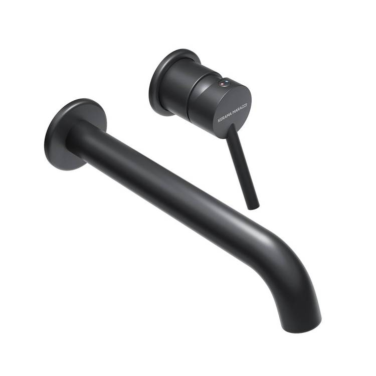 Смеситель для раковины Kerama Marazzi Xpro (Икс-Про) XPRO.03.KM.BLK.M с внутренней частью, черный матовый