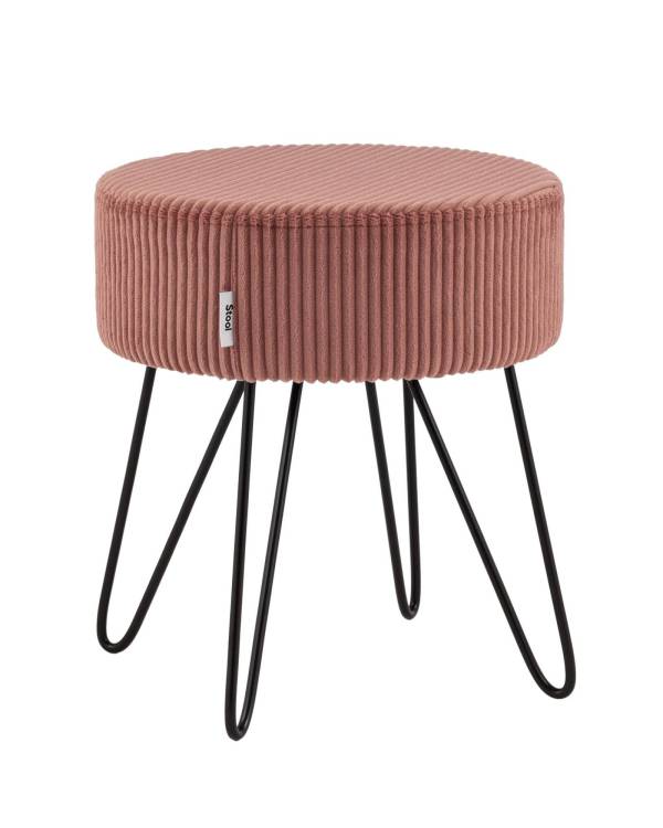 Пуф Stool Group Спейси vd-spacy-cl-coral коралловый, велюр рельефный