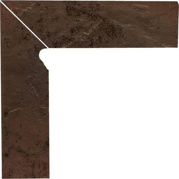Плинтус Paradyz Semir Brown цоколь левый (B+A) 30x8.1