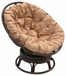 Кресло-качалка Garden Story Папасан Roker D110 CV-18C Коньячный