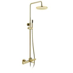 Душевая стойка AltroBagno Costanza 030419 Or, с термостатом