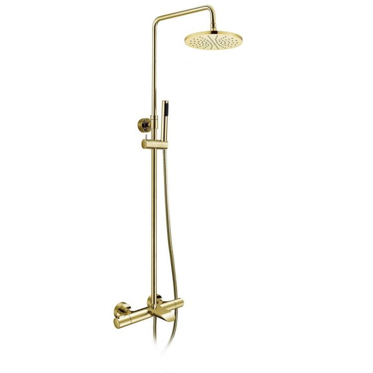 Душевая стойка AltroBagno Costanza 030419 Or, с термостатом