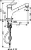 Смеситель для кухни Hansgrohe Talis S 32841000 фото 15