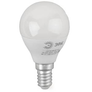 Лампа светодиодная ЭРА E14 8W 4000K матовая LED P45-8W-840-E14 R Б0052440