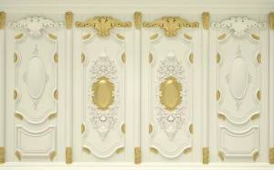 3D Фотообои Artegrafico «Роскошная стена» DR-007 песок