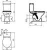 Унитаз-компакт Ideal Standard Simplicity E160101 евробелый фото 3