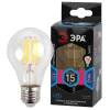 Лампа светодиодная филаментная ЭРА E27 15W 4000K прозрачная F-LED A60-15W-840-E27 Б0046983 фото 4