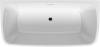 Акриловая ванна Riho Bathtubs B086002005 Adore 180 белый glossy Riho Fall заполнение через перелив, хром 180x86x56