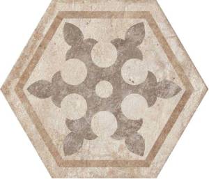 Декор Fioranese Heritage HET1EX Deco Exagon Texture 1 Nat 34.5x40