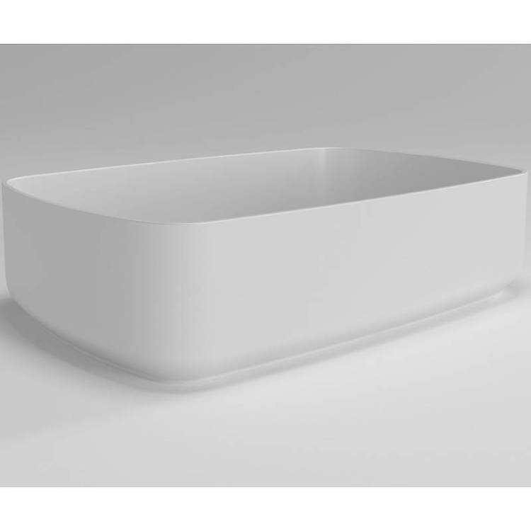 Раковина Plumberia Selection Nove Soft BO 48 см, белая матовая