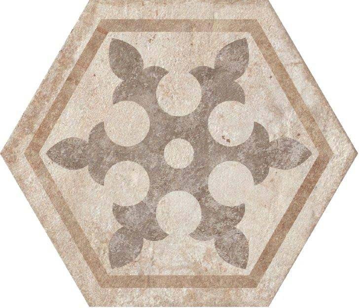 Декор Fioranese Heritage HET1EX Deco Exagon Texture 1 Nat 34.5x40