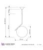 Подвесной светильник Lumina Deco Sorento LDP 1215-200 WT+MD фото 2