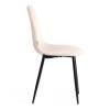 Стул Tetchair Breeze (mod. JSC-58) 21133 creamy (кремовый) HLR 5/черный 44x53x86 фото 2