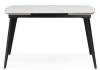Керамический стол Woodville Aveiro 15861 белый мрамор / черный фото 2