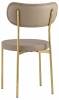 Стул Stool Group Барбара BARBARA GL X108 экокожа бежевая, золотые ножки фото 4