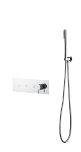 Душевой комплект Boheme Fusion 130-SYS-CR Chrome