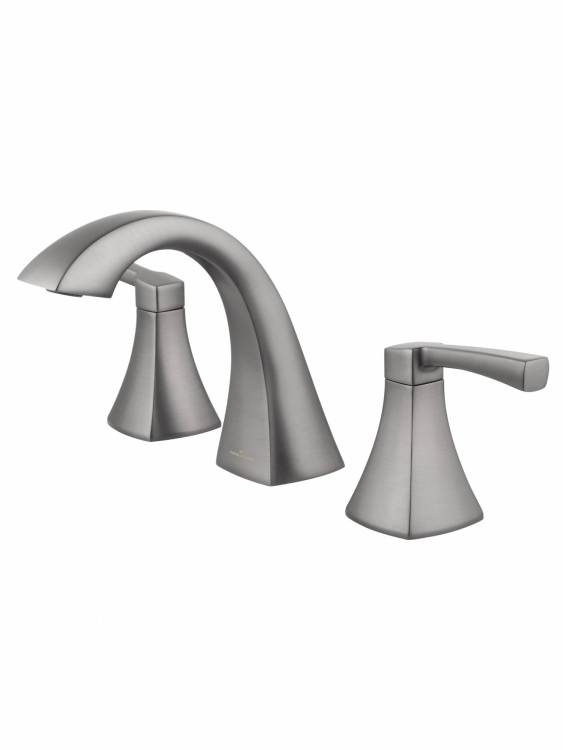 Смеситель для раковины Wonzon & Woghand WW-88083095-BGM на 3 отверстия, темный графит