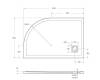 Поддон для душа BelBagno Uno TRAY-MR-UNO-RH-120/80-550-35-W-L-CR с сифоном и декоративной накладкой, белый, 120x80 фото 5