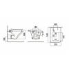 Унитаз подвесной Weltwasser Hofbach WW HOFBACH 041 GL-WT 36x37x54 см белый глянцевый фото 2