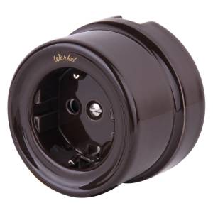 Розетка с заземлением Werkel Ретро W5671014