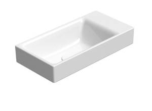 Раковина GSI Nubes 9637011 белый глянцевый, 50x25