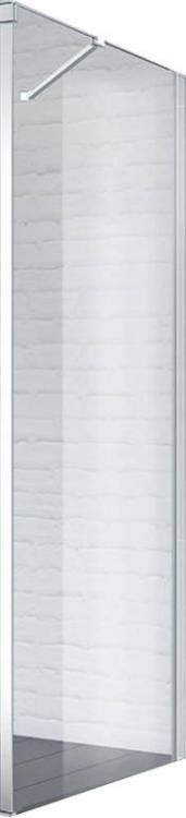 Боковая стенка BelBagno Acqua 90-FIX-C-Cr стекло прозрачное