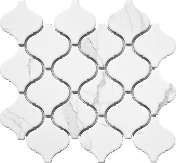 Мозаика Starmosaic Fan & Latern & Penny Round Pmda84033 Latern Carrara Matt 24.6x28
