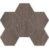 Мозаика Estima Kraft Wood 70623 Mosaic/KW03_NR/25x28.5x10/Hexagon Wenge Hexagon 25x28.5