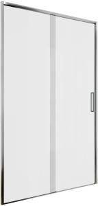 Душевая дверь в нишу Aquanet Pleasure Evo AE65-N110-CT профиль хром, прозрачное стекло