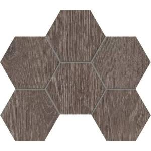 Мозаика Estima Kraft Wood 70623 Mosaic/KW03_NR/25x28.5x10/Hexagon Wenge Hexagon 25x28.5