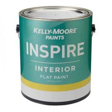 Краска дизайнерская суперукрывистая Kelly-Moore Inspire White base Flat 3.78 л