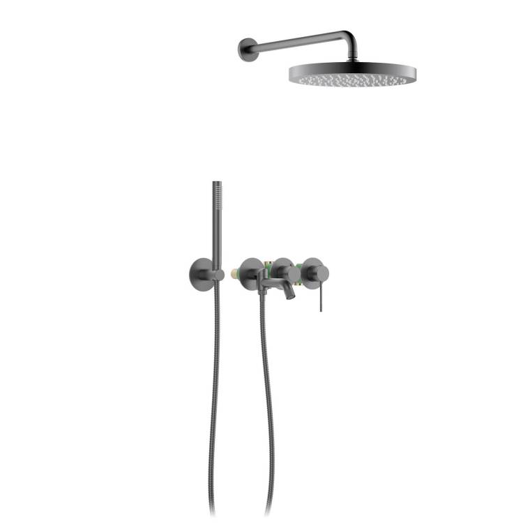 Душевая система Timo Saona SX-2348/18SM черное золото