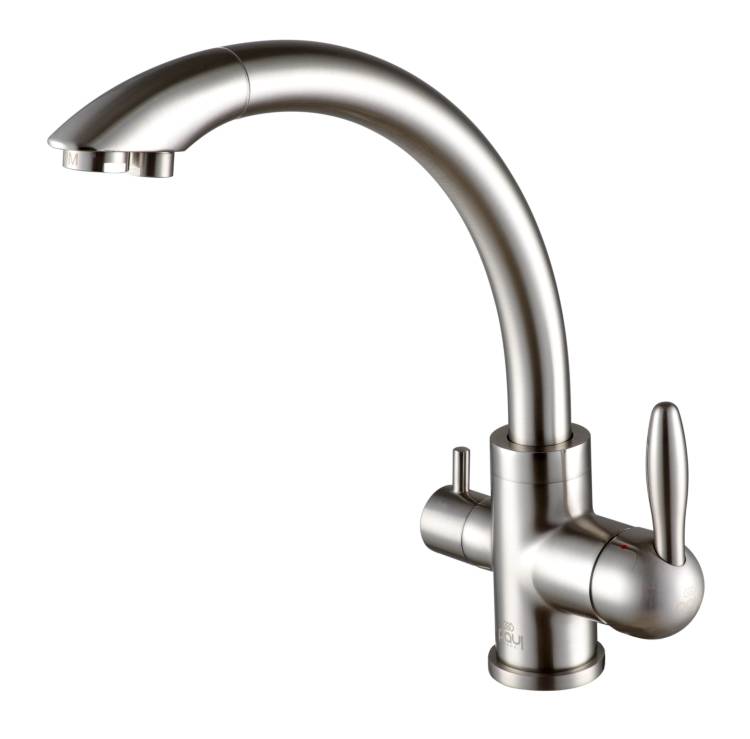 Смеситель для кухни Paulmark Essen Es213001-BS брашированная сталь