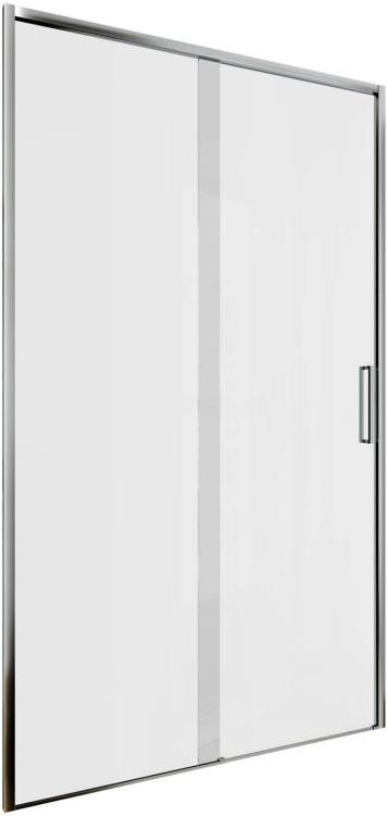 Душевая дверь в нишу Aquanet Pleasure Evo AE65-N110-CT профиль хром, прозрачное стекло