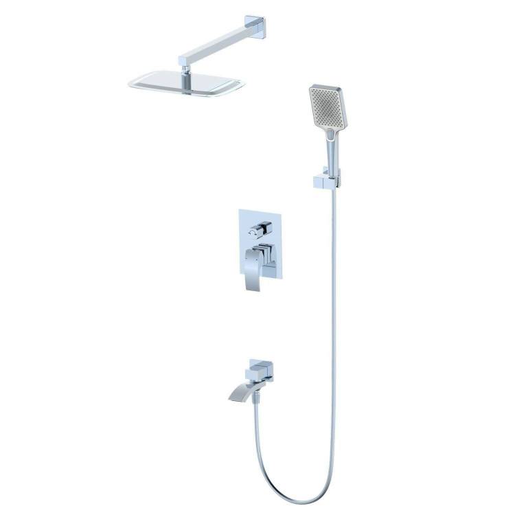 Душевой комплект Wonzon & Woghand WW-88939009A-CR хром