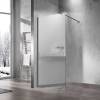 Душевая перегородка Vincea Walk-In VSW-1H900MRGM профиль вороненая сталь, стекло зеркальное, 90x200