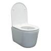 Унитаз подвесной Comforty CF3C789WH, сиденье микролифт, тонкое, смыв "Торнадо", белый глянец фото 3