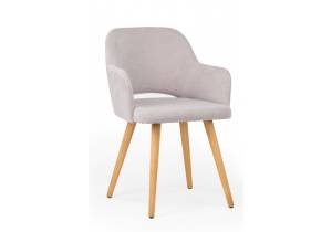 Деревянный стул Notta Эолин 360 631730 Светло-серый (glory 36) / светлое дерево