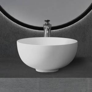 Раковина Abber Stein AS2617 накладная, 40 см, белая матовая