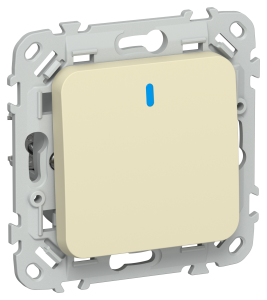 Выключатель 1-клавишный IEK Flite FI-V10-1-10-1-K87 навахо
