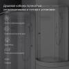 Душевая кабина Am.Pm X-Joy W94C-401-100MT 100x100, 1/4 круга, профиль матовый хром, стекло прозрачное фото 7