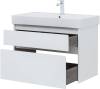 Тумба под раковину Aquanet Nova Lite 85 249936 белый глянец, 2 ящика фото 7